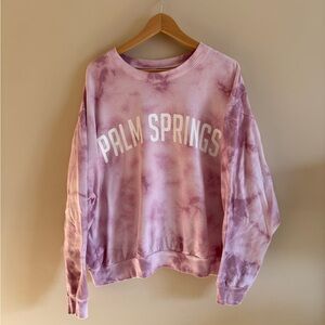 Wild Fable Pink Palm Springs Tie-Dye Sweatshirt, size XL